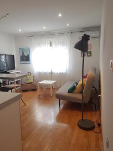 TV a/nebo společenská místnost v ubytování Chic apartment