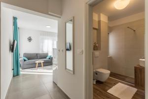 Koupelna v ubytování Villa Maya