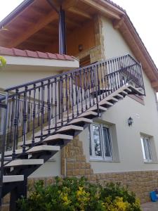 A balcony or terrace at Casa Los Abetos