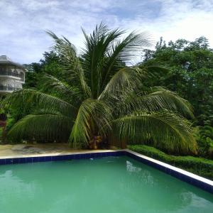 Bazén v ubytování ThA LaGooN SpOt Caribbean BrEeZe nebo v jeho okolí