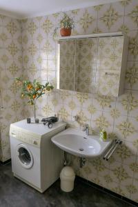 Vonios kambarys apgyvendinimo įstaigoje Ferienwohnung Kastl