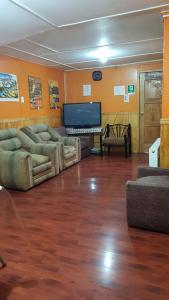 Ruang duduk di Hostel San Agustín