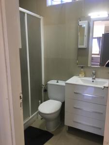 プエルトリコにあるApartment with a viewのバスルーム(トイレ、洗面台、鏡付)