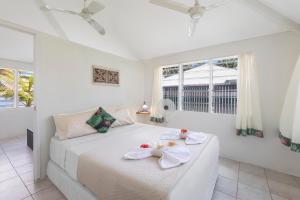 Postel nebo postele na pokoji v ubytování Savaii Lagoon Resort