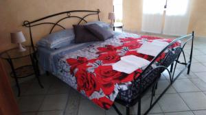 Tempat tidur dalam kamar di Bed and Breakfast Giaveno Rio