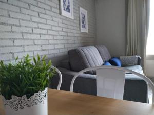 A seating area at Apartamentos El Llanin