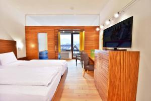 TV a/nebo společenská místnost v ubytování Hotel NockResort