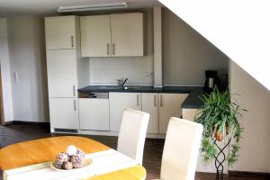 Kuchyň nebo kuchyňský kout v ubytování Ferienwohnung Ernle