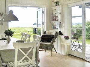 Seating area sa Three-Bedroom Holiday home in Broager 4