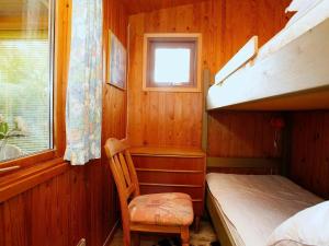 Krevet ili kreveti u jedinici u okviru objekta Two-Bedroom Holiday home in Ålbæk 5