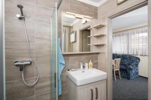 Ванна кімната в Aquatherm Cottages Slovakia Liptov