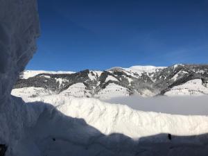 Paradise on Mountain during the winter