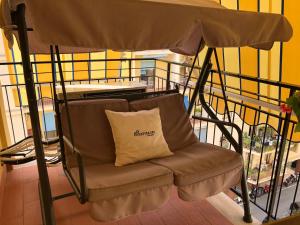 Posezení v ubytování B&B Il Saraceno