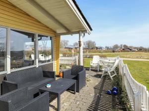Balkón nebo terasa v ubytování 4 person holiday home in Snedsted-By Traum
