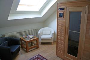Posezení v ubytování B&B Le Tapis Rouge