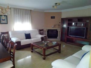 TV a/nebo společenská místnost v ubytování Casa Rural La Infanta