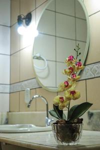 A bathroom at Pousada Casa Grande