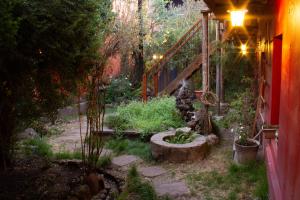Zahrada ubytování Casa Panqarani