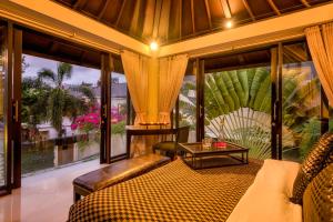 Χώρος καθιστικού στο Villa One Seminyak