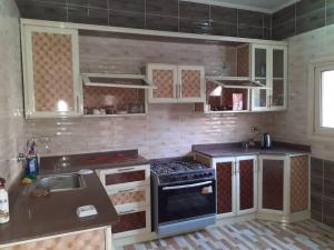 Η κουζίνα ή μικρή κουζίνα στο Villa Luxor with Pool