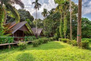 Zahrada ubytování Khao Sok Riverside Cottages