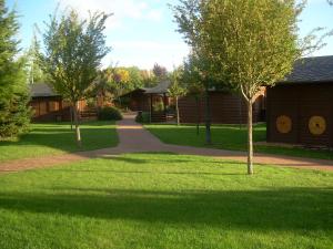 Zahrada ubytování Cabañas bungalow, El Bosque de los Sueños