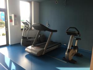 Posilňovňa alebo fitness centrum v ubytovaní BalticSea Apartamenty