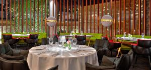 Restoran või mõni muu söögikoht majutusasutuses Esplanade Tergesteo - Luxury Retreat