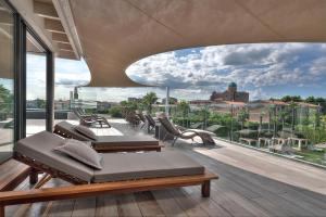 Rõdu või terrass majutusasutuses Esplanade Tergesteo - Luxury Retreat