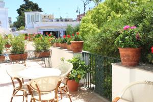 Balkón nebo terasa v ubytování Hotel Floridiana Terme