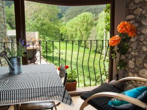Balkón alebo terasa v ubytovaní Casa rural Can Canà Natura a la Cerdanya