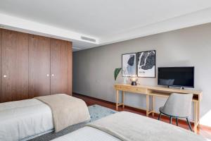 TV/trung tâm giải trí tại Nº150 Apartment Duplex with terrace