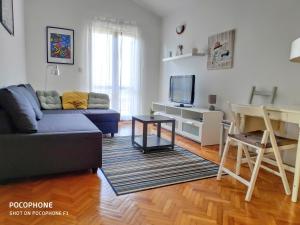 TV a/nebo společenská místnost v ubytování Apartments Tamaris
