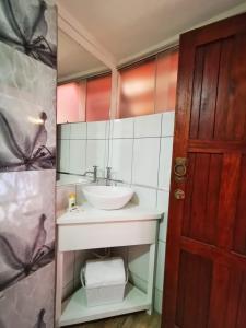 Koupelna v ubytování Casa Durand