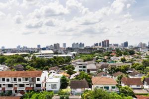 a cityscape of a city with buildings at Sukhumvit 101 HOTEL in Bangkok