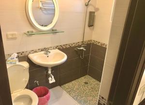 Kylpyhuone majoituspaikassa Fu Yuan B&B