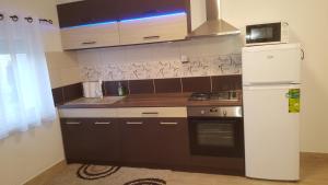 Kuchyňa alebo kuchynka v ubytovaní Smaragd apartman