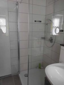 Koupelna v ubytování Appartement am Waldeck + 12 fotografií