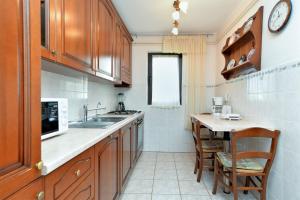 Kuchyň nebo kuchyňský kout v ubytování Apartments Valbandon 38