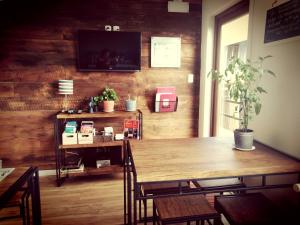 TV a/nebo společenská místnost v ubytování Hostal Buenavista Patagonia