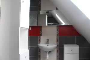 Vonios kambarys apgyvendinimo įstaigoje Chalet avec vue unique
