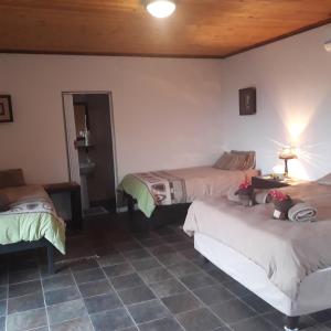 Un pat sau paturi într-o cameră la Onduri Lodge
