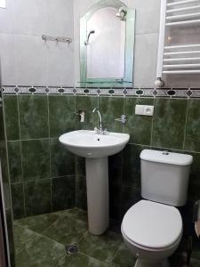 Koupelna v ubytování Hotel Mariana