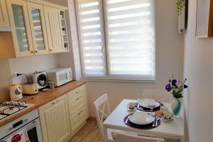 Kuchnia lub aneks kuchenny w obiekcie Apartament Nowowiejskiego