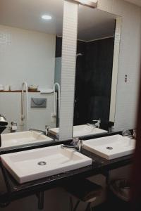 Vonios kambarys apgyvendinimo įstaigoje Posada Miranda