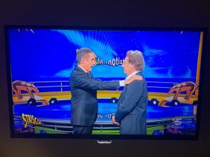 TV a/nebo společenská místnost v ubytování B&B Vanessa