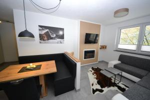 TV a/nebo společenská místnost v ubytování Alpenapart Gastl