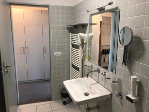 Koupelna v ubytování Penzion U Zvonu