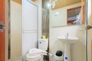 Ванная комната в Hotel El Rubí