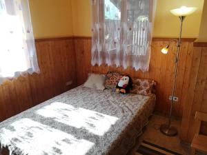 Posteľ alebo postele v izbe v ubytovaní Apartment in Balatonszemes 38456